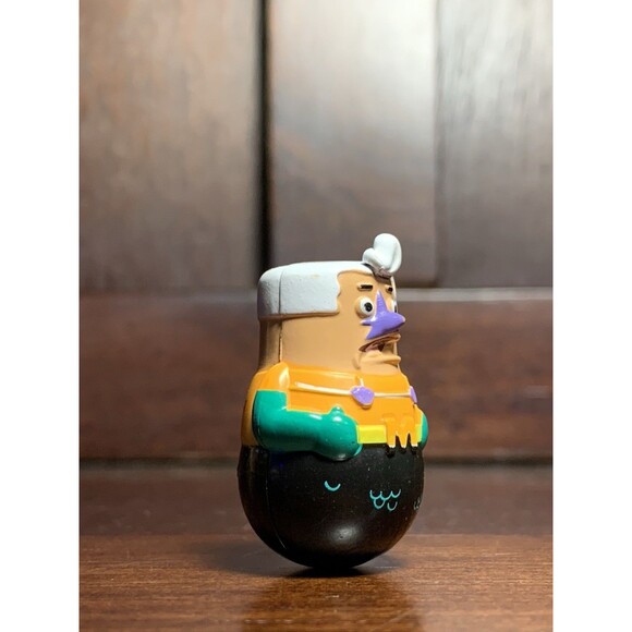 Spongebob Squarepants Mermaid Man Wobbler Mini Weighted Action Figure 1.5” - Picture 2 of 4